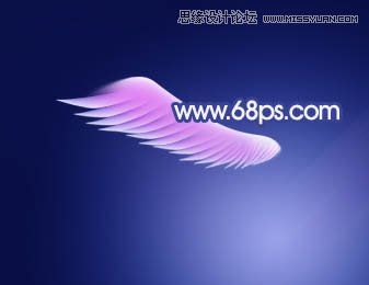 Photoshop制作梦幻效果的天使翅膀,PS教程,图老师教程网
