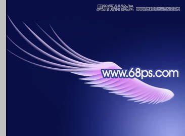 Photoshop制作梦幻效果的天使翅膀,PS教程,图老师教程网