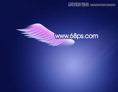 Photoshop制作梦幻效果的天使翅膀,PS教程,图老师教程网