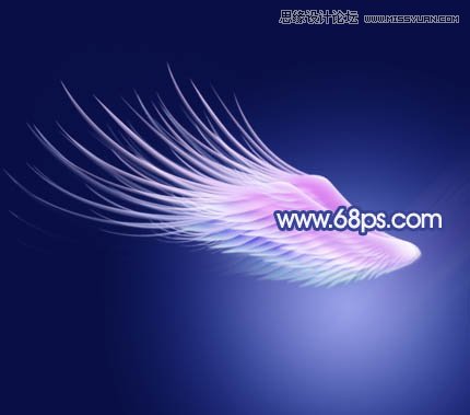 Photoshop制作梦幻效果的天使翅膀,PS教程,图老师教程网
