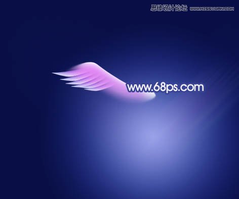 Photoshop制作梦幻效果的天使翅膀,PS教程,图老师教程网