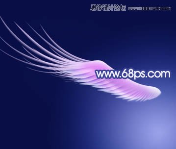 Photoshop制作梦幻效果的天使翅膀,PS教程,图老师教程网