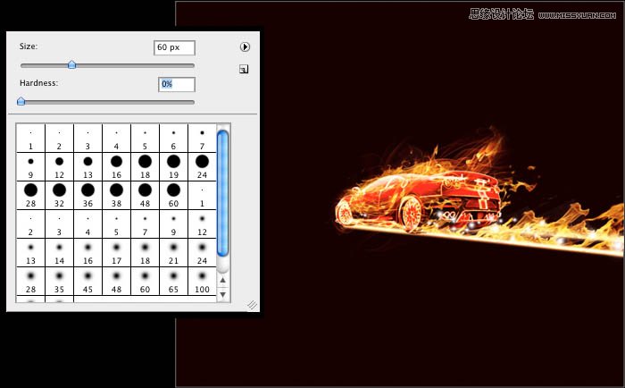 Photoshop设计火焰效果的超酷汽车,PS教程,图老师教程网