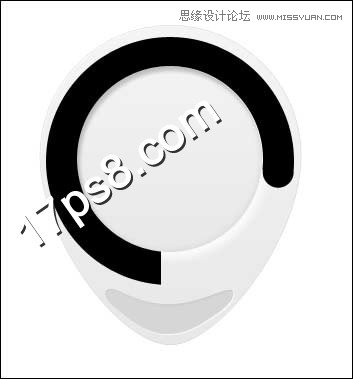 Photoshop制作超酷水滴形状LOGO教程,PS教程,图老师教程网