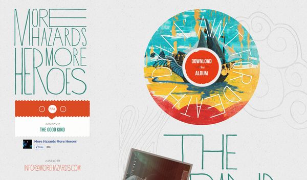 精选国外优秀的音乐主题网站设计欣赏 - 设计欣