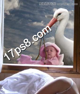 Photoshop合成梦中得子美女奇幻场景,PS教程,图老师教程网