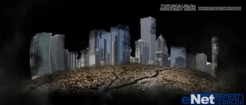 Photoshop制作颓废背景效果的木质文字教程,PS教程,图老师教程网