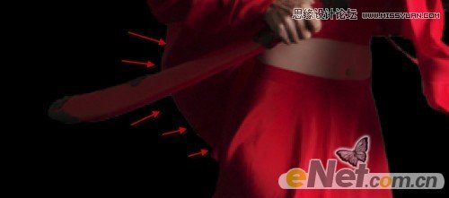 Photoshop打造绚丽梦幻效果的美女武士,PS教程,图老师教程网