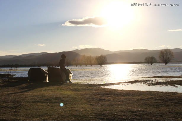 Photoshop调出夕阳风景照艺术效果教程,PS教程,图老师教程网