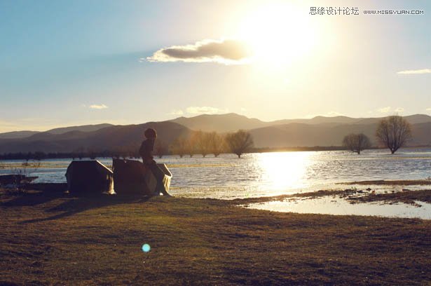 Photoshop调出夕阳风景照艺术效果教程,PS教程,图老师教程网