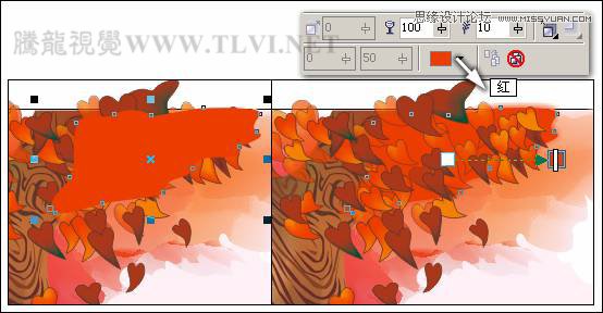 CorelDRAWƽɫ＾Ҷ̳
