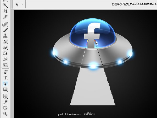 Photoshop绘制逼真质感的UFO图标教程,PS教程,图老师教程网