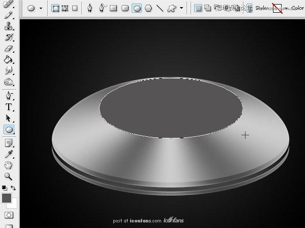 Photoshop绘制逼真质感的UFO图标教程,PS教程,图老师教程网