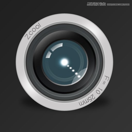 Photoshop绘制超质感的相机镜头教程,PS教程,图老师教程网