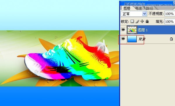 Photoshop巧用素材制作漂亮的艺术效果教程,PS教程,图老师教程网