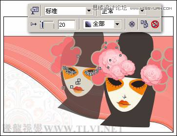 CorelDRAW设计创意风格的脸谱和艺术字教程,PS教程