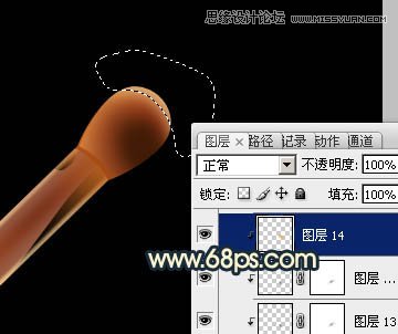 Photoshop绘制正在燃烧的火柴教程,PS教程,图老师教程网