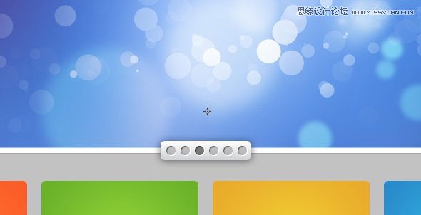 Photoshop设计炫彩的商业网页界面设计,PS教程,图老师教程网