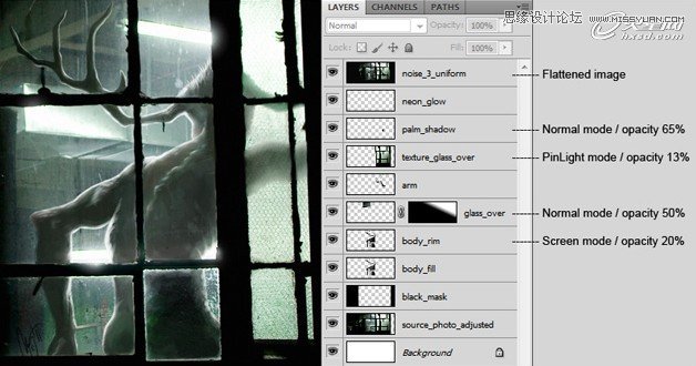 Photoshop结合Painter打造仓库里的黑影教程,PS教程,图老师教程网