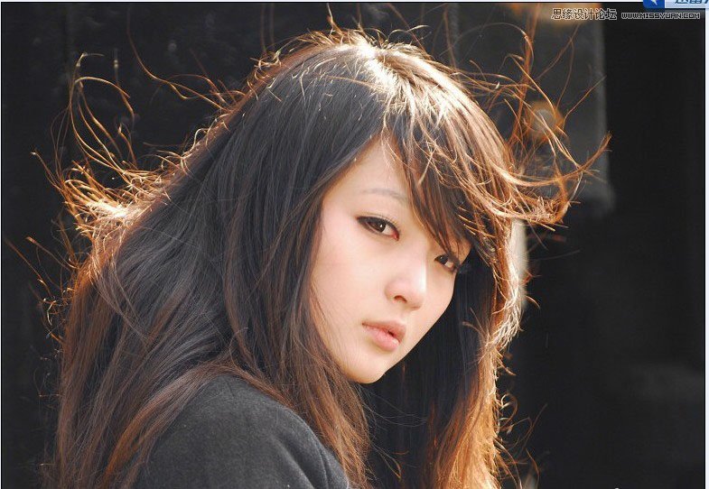 Photoshop使用通道抠出复杂的美女头发教程,PS教程,图老师教程网