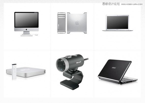 Photoshop设计时尚风格数码科技电子商务网站,PS教程,图老师教程网