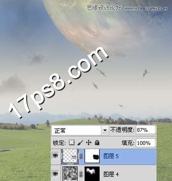 Photoshop合成末日奇异天象星球场景效果,PS教程,图老师教程网