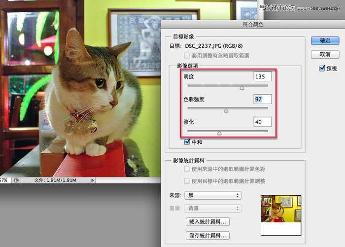 Photoshop给偏色的猫咪照片校色,PS教程,图老师教程网