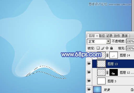 Photoshop制作漂亮的五角星透明泡泡教程,PS教程,图老师教程网