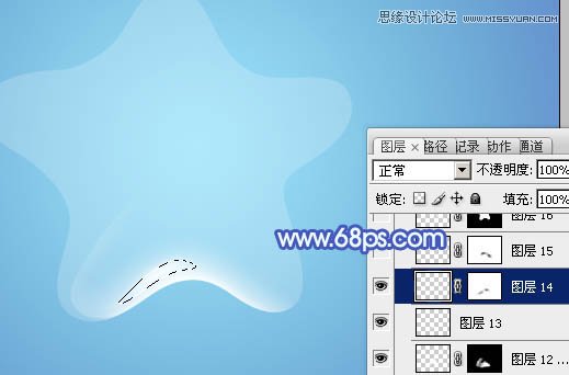 Photoshop制作漂亮的五角星透明泡泡教程,PS教程,图老师教程网