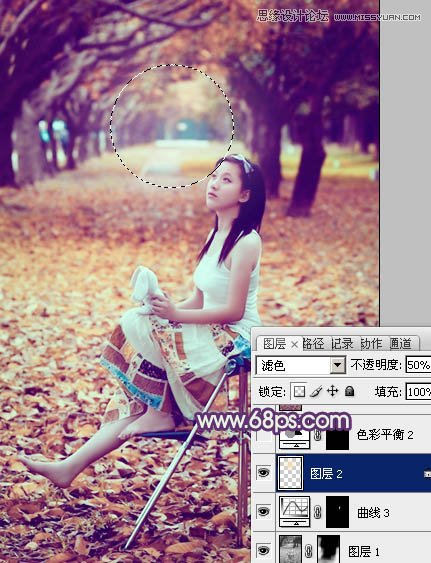 Photoshop԰ŮΨϺɫ