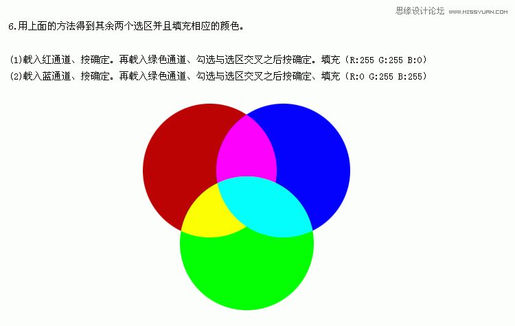 Photoshop简单制作存储选区的RGB颜色模型,PS教程,图老师教程网