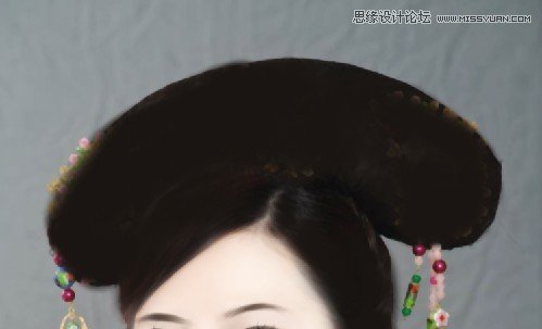 Photoshop调出TVB明星唯美的转手绘效果,PS教程,图老师教程网