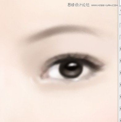 Photoshop调出TVB明星唯美的转手绘效果,PS教程,图老师教程网