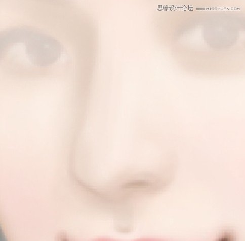 Photoshop调出TVB明星唯美的转手绘效果,PS教程,图老师教程网