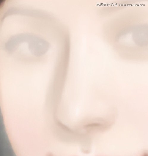 Photoshop调出TVB明星唯美的转手绘效果,PS教程,图老师教程网