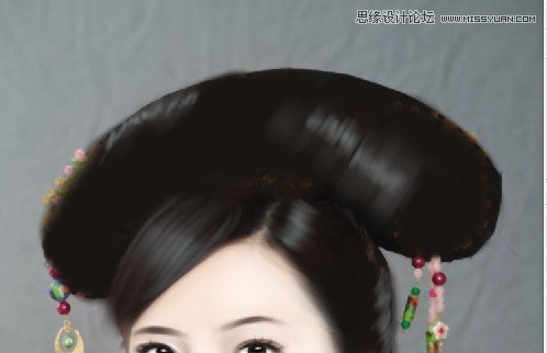 Photoshop调出TVB明星唯美的转手绘效果,PS教程,图老师教程网