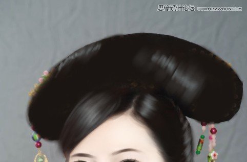 Photoshop调出TVB明星唯美的转手绘效果,PS教程,图老师教程网