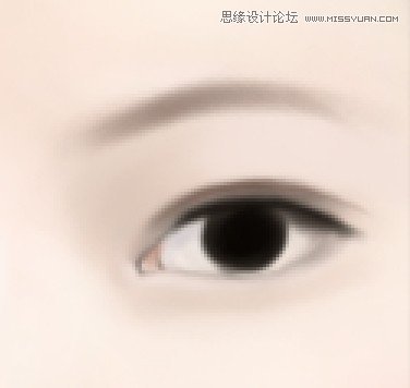 Photoshop调出TVB明星唯美的转手绘效果,PS教程,图老师教程网