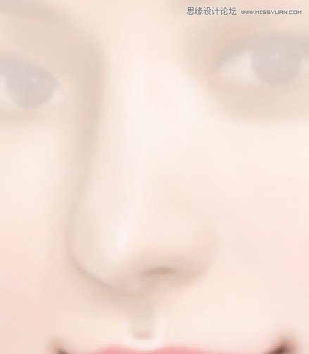Photoshop调出TVB明星唯美的转手绘效果,PS教程,图老师教程网