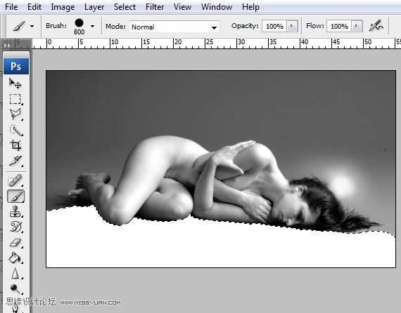 Photoshop合成创意风格的戒烟公益海报,PS教程,图老师教程网