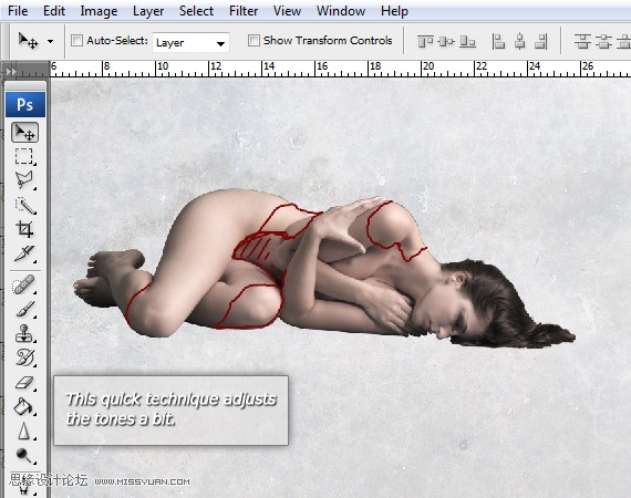 Photoshop合成创意风格的戒烟公益海报,PS教程,图老师教程网