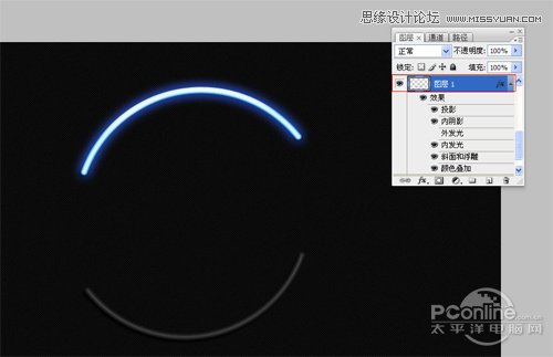 Photoshop制作霓虹灯光艺术字教程,PS教程,图老师教程网