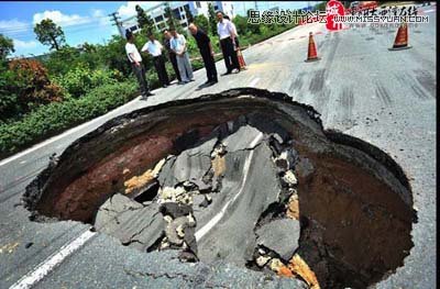 Photoshop合成破土重生毁灭城市的哥斯拉,PS教程,图老师教程网