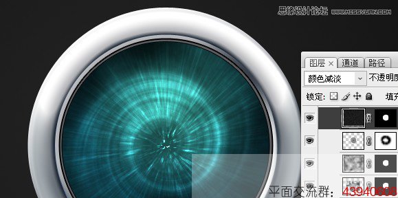 Photoshop设计时光穿越效果的立体图标,PS教程,图老师教程网