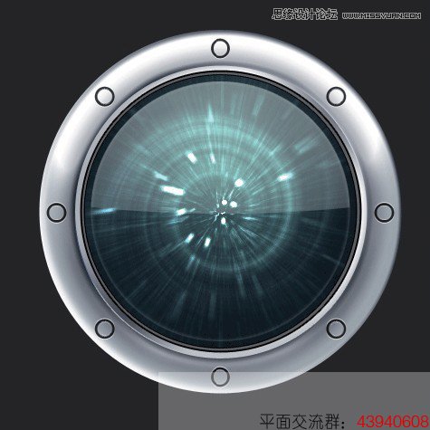 Photoshop设计时光穿越效果的立体图标,PS教程,图老师教程网