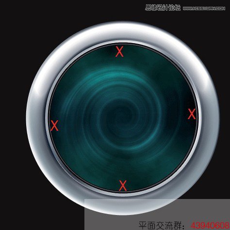 Photoshop设计时光穿越效果的立体图标,PS教程,图老师教程网
