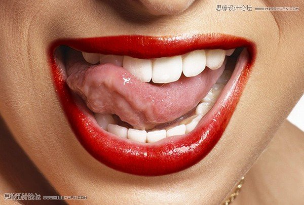 Photoshop合成眼冒火光的美女吸血鬼教程