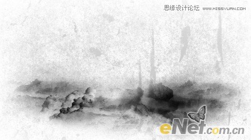 Photoshop设计水彩风格的城市图片效果,PS教程,图老师教程网