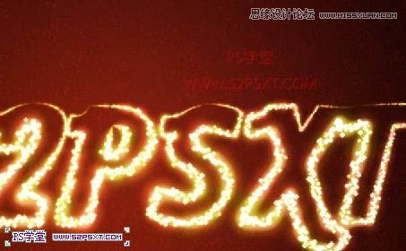 Photoshop巧用画笔描边制作高光发光字教程,PS教程,图老师教程网
