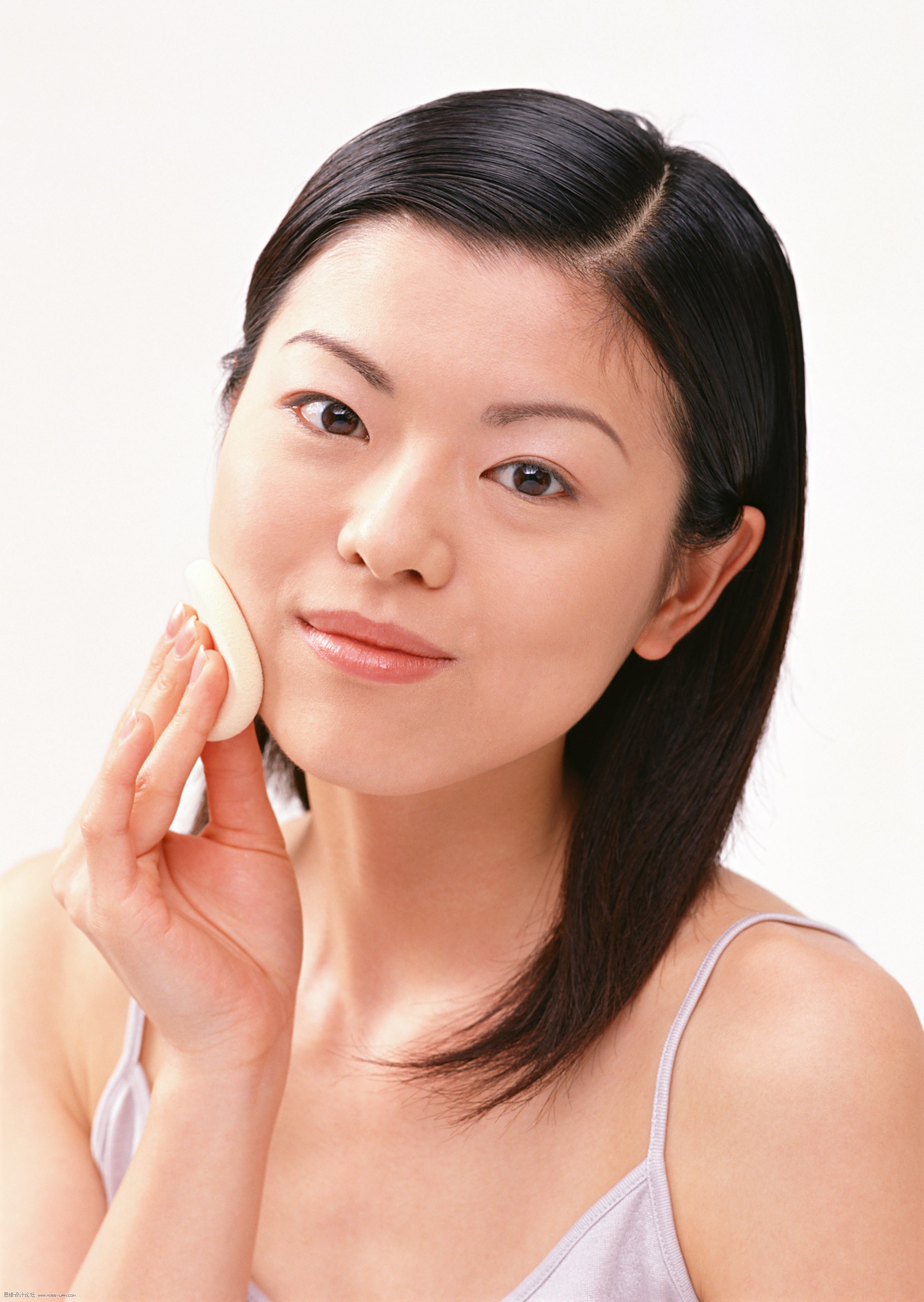 Photoshop调出美女照片白里透红面部肤色效果,PS教程,图老师教程网